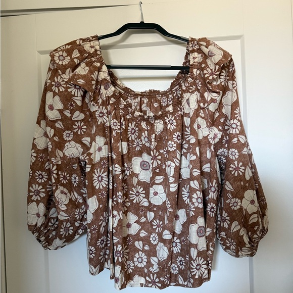 Free People Tops - Free People miss daisy ruffle print top